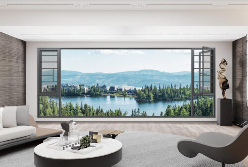 125 Series Thermal Break Window with Integrated Screen