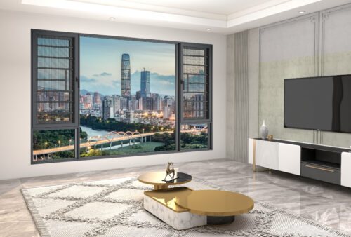 113 Series Thermal Break Window with Integrated Screen