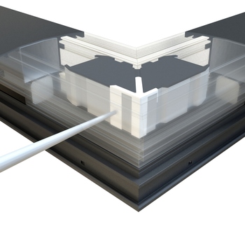 Double-layer adhesive injection